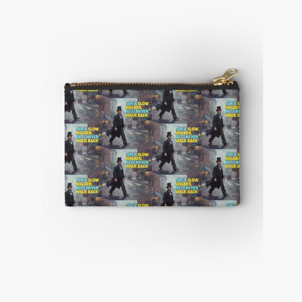 Item preview, "I Am a Slow Walker, But I Never Walk Back" - Abraham Lincoln Inspired Quote Art designed and sold by Donsean22.