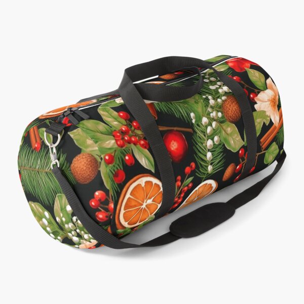 Item preview, Christmas Holly, Pine Branches, Cinnamon, And Oranges Pattern designed and sold by DEC02.