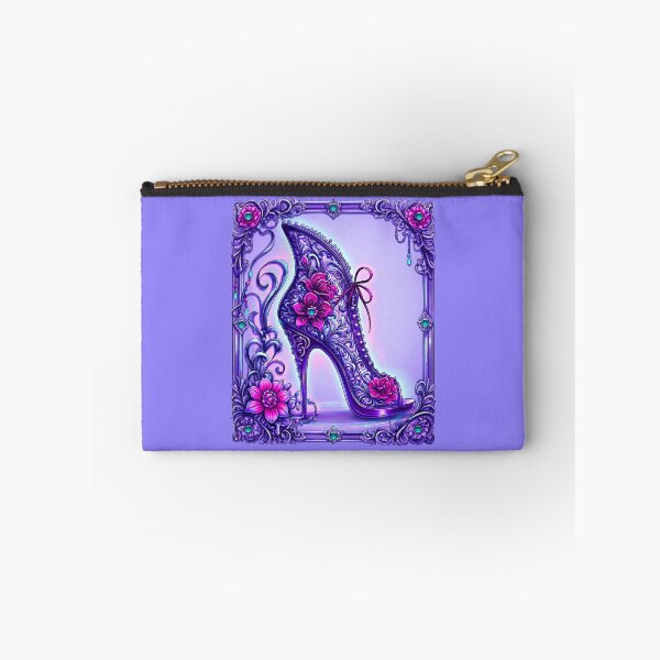 Item preview, Bejeweled Purple Victorian Fantacy Boot  designed and sold by LaRoach Digital Arts.