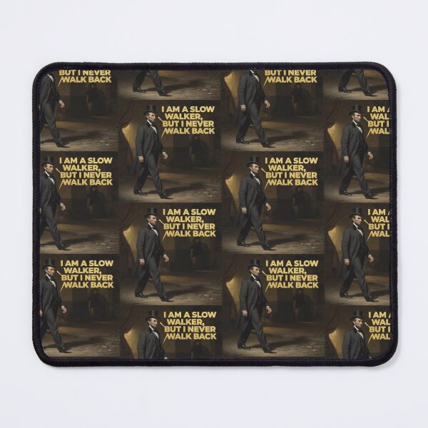 Item preview, "I Am a Slow Walker, But I Never Walk Back" - Abraham Lincoln Inspired Quote Art - Growth designed and sold by Donsean22.