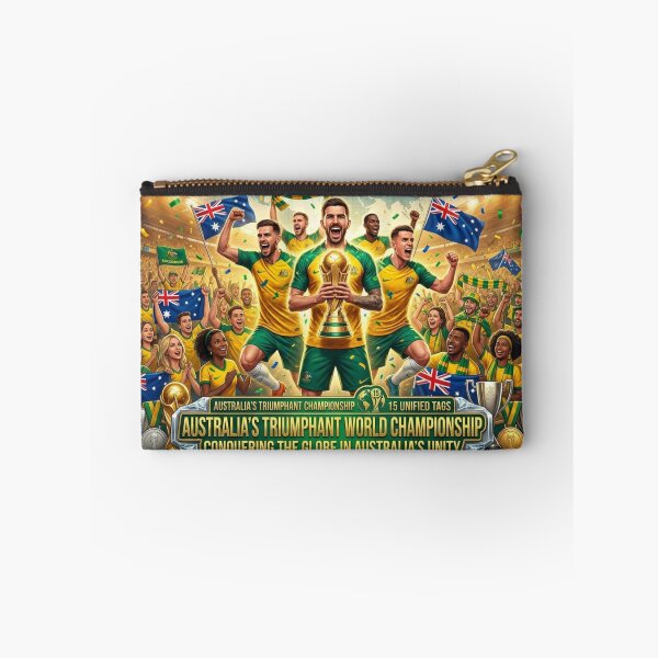Item preview, Australia Football Triumphant World Champions - Socceroos Victory Celebration designed and sold by Wear Sculpt.