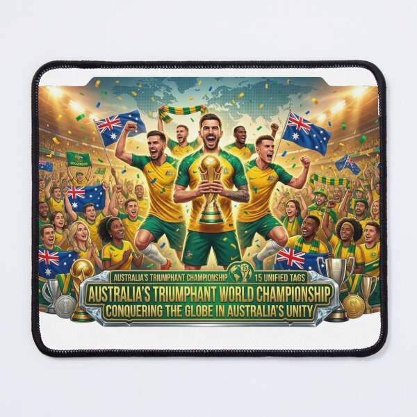 Item preview, Australia Football Triumphant World Champions - Socceroos Victory Celebration designed and sold by Wear Sculpt.
