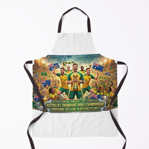 Item preview, Australia Football Triumphant World Champions - Socceroos Victory Celebration designed and sold by Wear Sculpt.