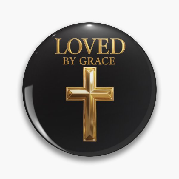 Item preview, Loved By Grace" – a beautiful reminder that we are deeply loved through the grace of Jesus Christ. designed and sold by KINGDOM GOLD STUDIO.
