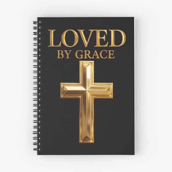 Item preview, Loved By Grace" – a beautiful reminder that we are deeply loved through the grace of Jesus Christ. designed and sold by KINGDOM GOLD STUDIO.