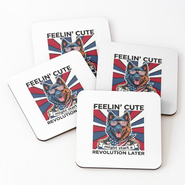 Item preview, Funny Schipperke Patriotic Dog Meme – Feelin Cute Revolution July 4th designed and sold by The Real Life Symphony.