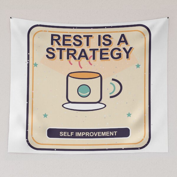 Item preview, Rest Is A Strategy Self Improvement Design designed and sold by houseoflushella.