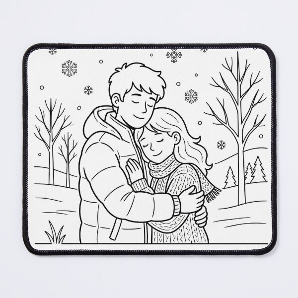 Item preview, Love Is Holding Them Close In Winter designed and sold by mtltpz.