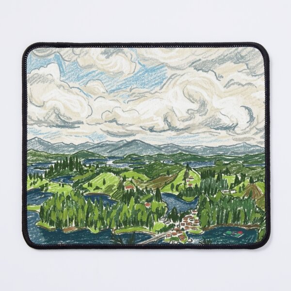 Item preview, Poem of the sky over the lake designed and sold by CristianCEB.