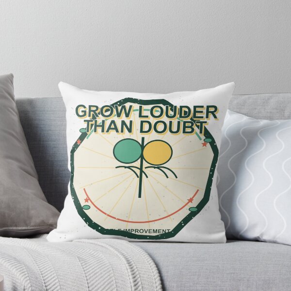 Item preview, Grow Louder Than Doubt Self Improvement Design designed and sold by houseoflushella.