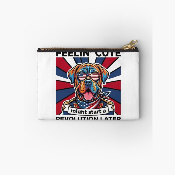 Item preview, Funny Neapolitan Mastiff Patriotic Dog Meme – Feelin Cute Revolution July 4th designed and sold by The Real Life Symphony.