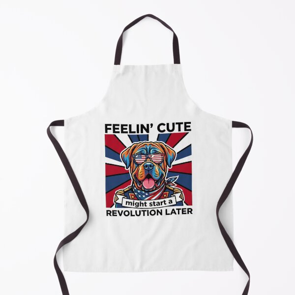 Item preview, Funny Neapolitan Mastiff Patriotic Dog Meme – Feelin Cute Revolution July 4th designed and sold by The Real Life Symphony.