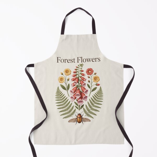 Item preview, Forest Flowers Botanical Illustration | Vintage Wildflower and Fern designed and sold by NuvoraNest.