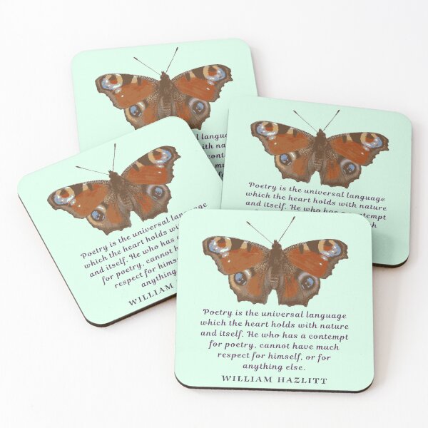 Item preview, William Hazlitt quote: Poetry is the universal language which the heart holds with nature and itself. He who has a contempt for poetry, cannot have much respect for himself, or for anything else. designed and sold by artbleed.