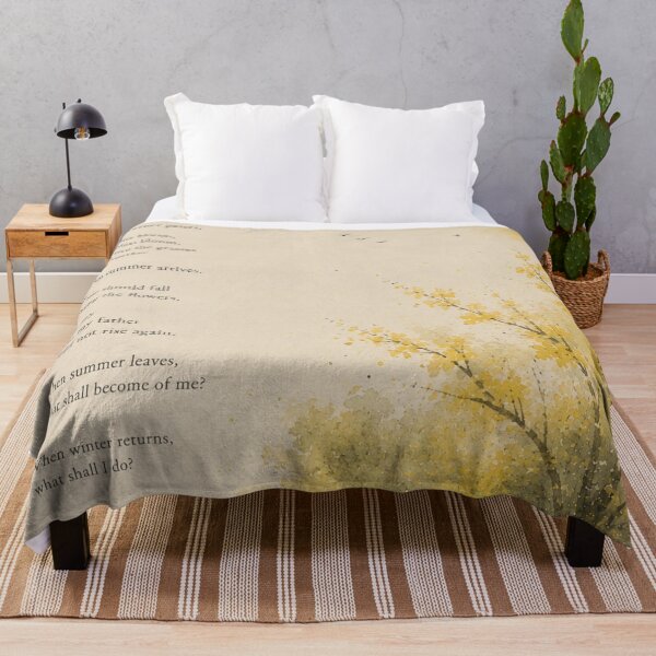 Item preview, Among the Flowers – Korean Poetry Watercolor Art Print designed and sold by joycrysstudio.