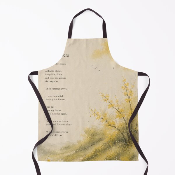 Item preview, Among the Flowers – Korean Poetry Watercolor Art Print designed and sold by joycrysstudio.