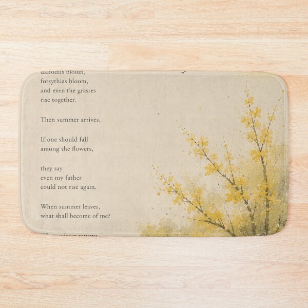 Item preview, Among the Flowers – Korean Poetry Watercolor Art Print designed and sold by joycrysstudio.