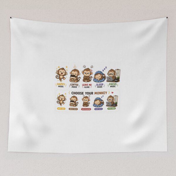 Item preview, Choose Your Monkey designed and sold by layalistoresa.