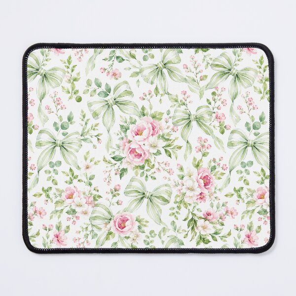 Item preview, Watercolor Floral Bow Pattern Phone Case Gift For Bridesmaids | Elegant Pink Rose And Ribbon Journal Gift For Teachers | Soft Vintage Floral Bow Blanket Gift For Mom designed and sold by VivaFy.