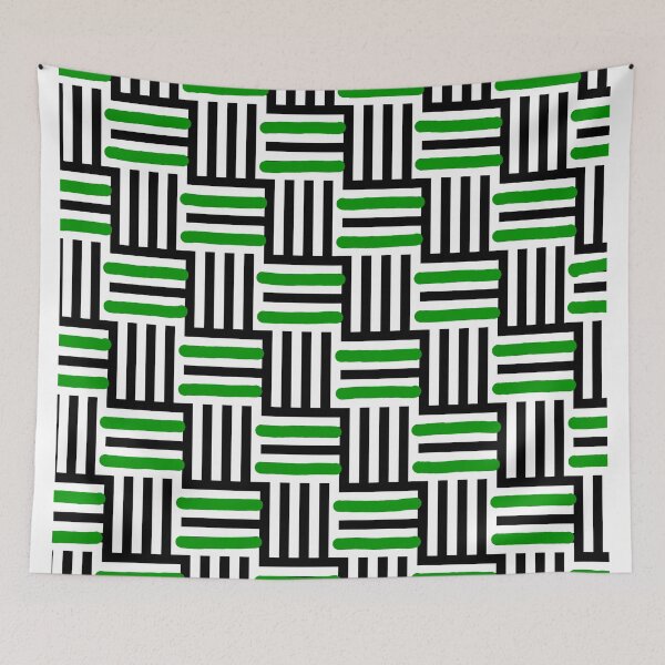 Item preview,  Fine Lines #6 Green designed and sold by MsGoldenCreates.