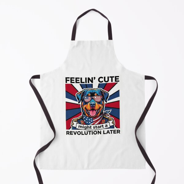 Item preview, Funny Rottweiler Patriotic Dog Meme – Feelin Cute Revolution July 4th designed and sold by The Real Life Symphony.