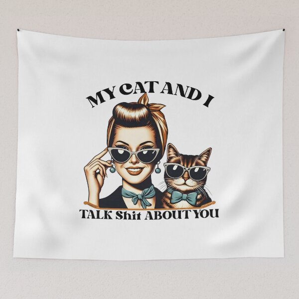 Item preview, My Cat and I Talk about You designed and sold by piendekmu.
