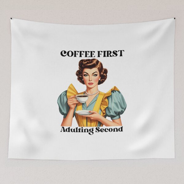 Item preview, Coffee First Adulting Second designed and sold by piendekmu.