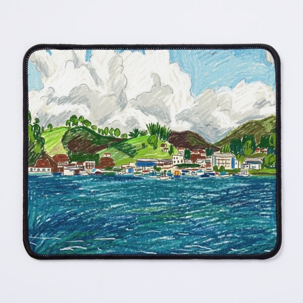 Item preview, The water gently rocks the town. designed and sold by CristianCEB.
