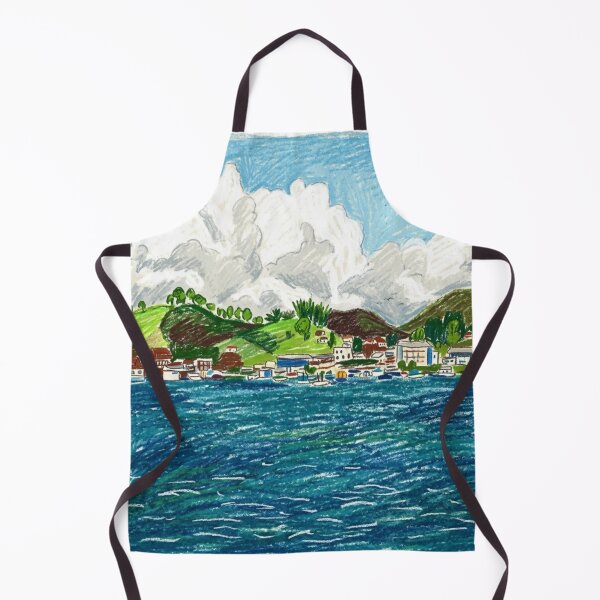 Item preview, The water gently rocks the town. designed and sold by CristianCEB.