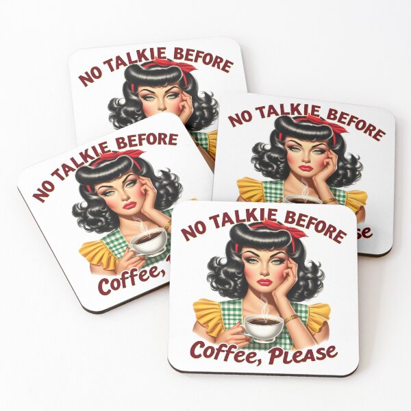Item preview, No Talk Before Coffee Please designed and sold by piendekmu.