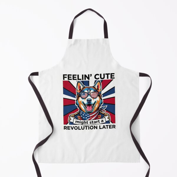 Item preview, Funny Alaskan Husky Patriotic Dog Meme – Feelin Cute Revolution July 4th designed and sold by The Real Life Symphony.