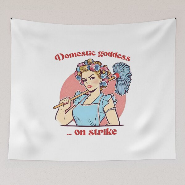 Item preview, Domestic Goddess on Strike designed and sold by piendekmu.