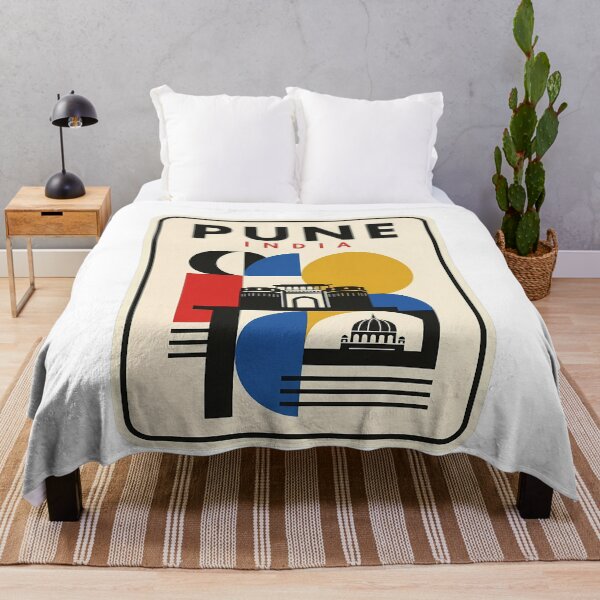 Item preview, Retro Pune India Shaniwar Wada Travel Graphic designed and sold by k3rstman1.