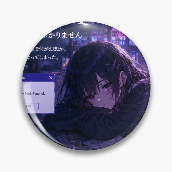 Item preview, Sanity 404 (正気) - LoFi Cyberpunk Anime Girl Tech Case designed and sold by Japan-kanji-ya.