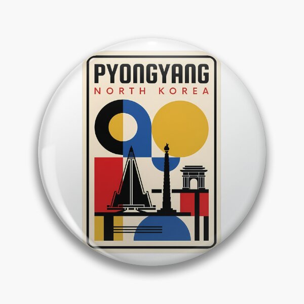 Item preview, Vintage Pyongyang North Korea Abstract Cityscape designed and sold by k3rstman1.