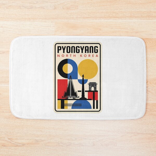 Item preview, Vintage Pyongyang North Korea Abstract Cityscape designed and sold by k3rstman1.