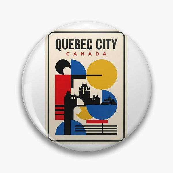 Item preview, Quebec City Canada Abstract Geometric Travel Landmark designed and sold by k3rstman1.