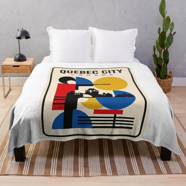 Item preview, Quebec City Canada Abstract Geometric Travel Landmark designed and sold by k3rstman1.
