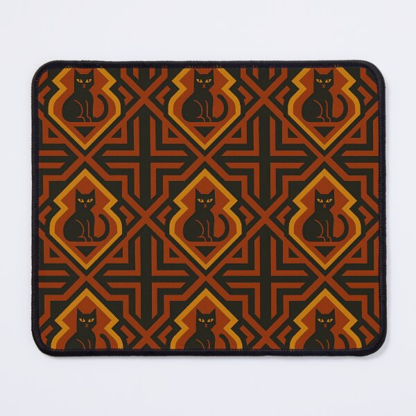 Item preview, Cat on the tiles designed and sold by Cathedral of Curiosity.