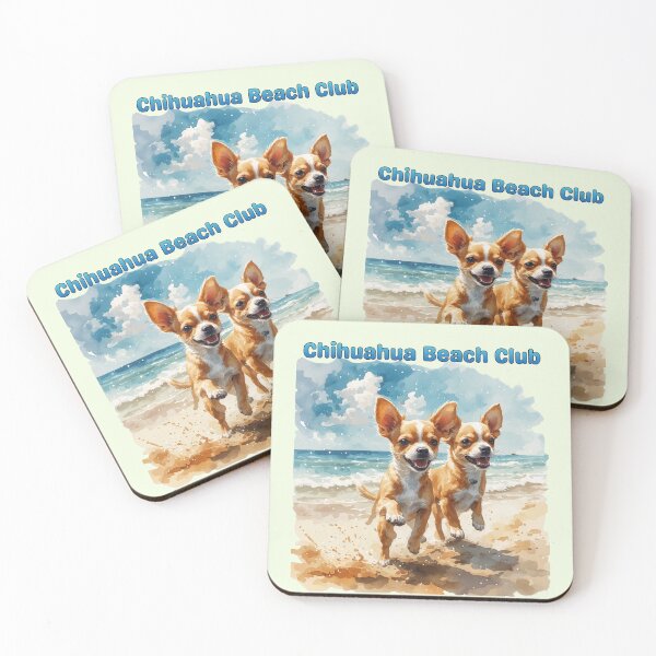 Item preview, Chihuahua puppies on the beach designed and sold by nataliux.