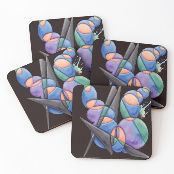 Item preview, symbols dark C watercolor sketch BR colorful geometric abstract design designed and sold by SmashingDeals.