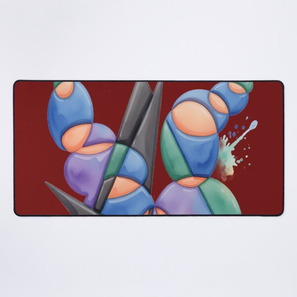 Item preview, symbols dark C watercolor sketch BR colorful geometric abstract design designed and sold by SmashingDeals.