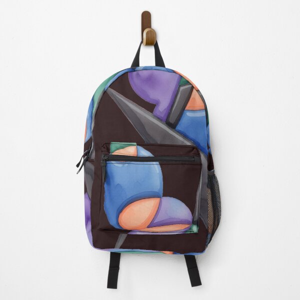 Item preview, symbols dark C watercolor sketch BR colorful geometric abstract design designed and sold by SmashingDeals.