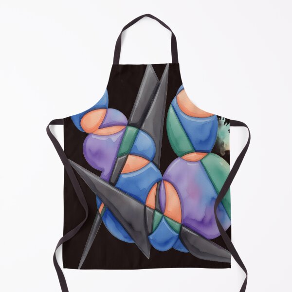 Item preview, symbols dark C watercolor sketch BR colorful geometric abstract design designed and sold by SmashingDeals.