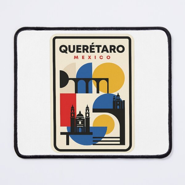 Item preview, Modern Queretaro Mexico Aqueduct Cityscape designed and sold by k3rstman1.