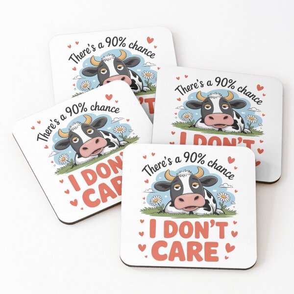 Item preview, Grumpy Cow Ninety Percent Does Not Care designed and sold by piendekmu.