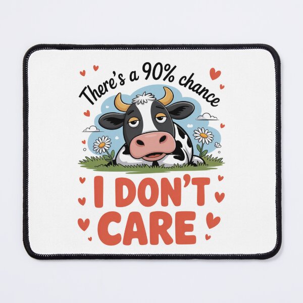Item preview, Grumpy Cow Ninety Percent Does Not Care designed and sold by piendekmu.