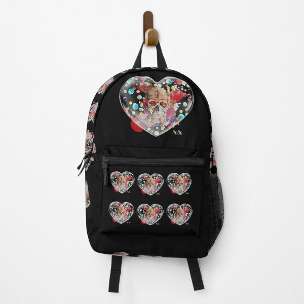 Item preview, Skull Flower Power in Black Crystal Heart designed and sold by Diego-t.
