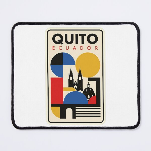 Item preview, Quito Ecuador Mid Century Modern Travel Landmark designed and sold by k3rstman1.