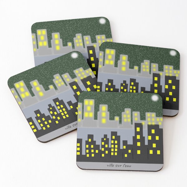 Item preview, ville sur l'eau designed and sold by Odd-Squared.